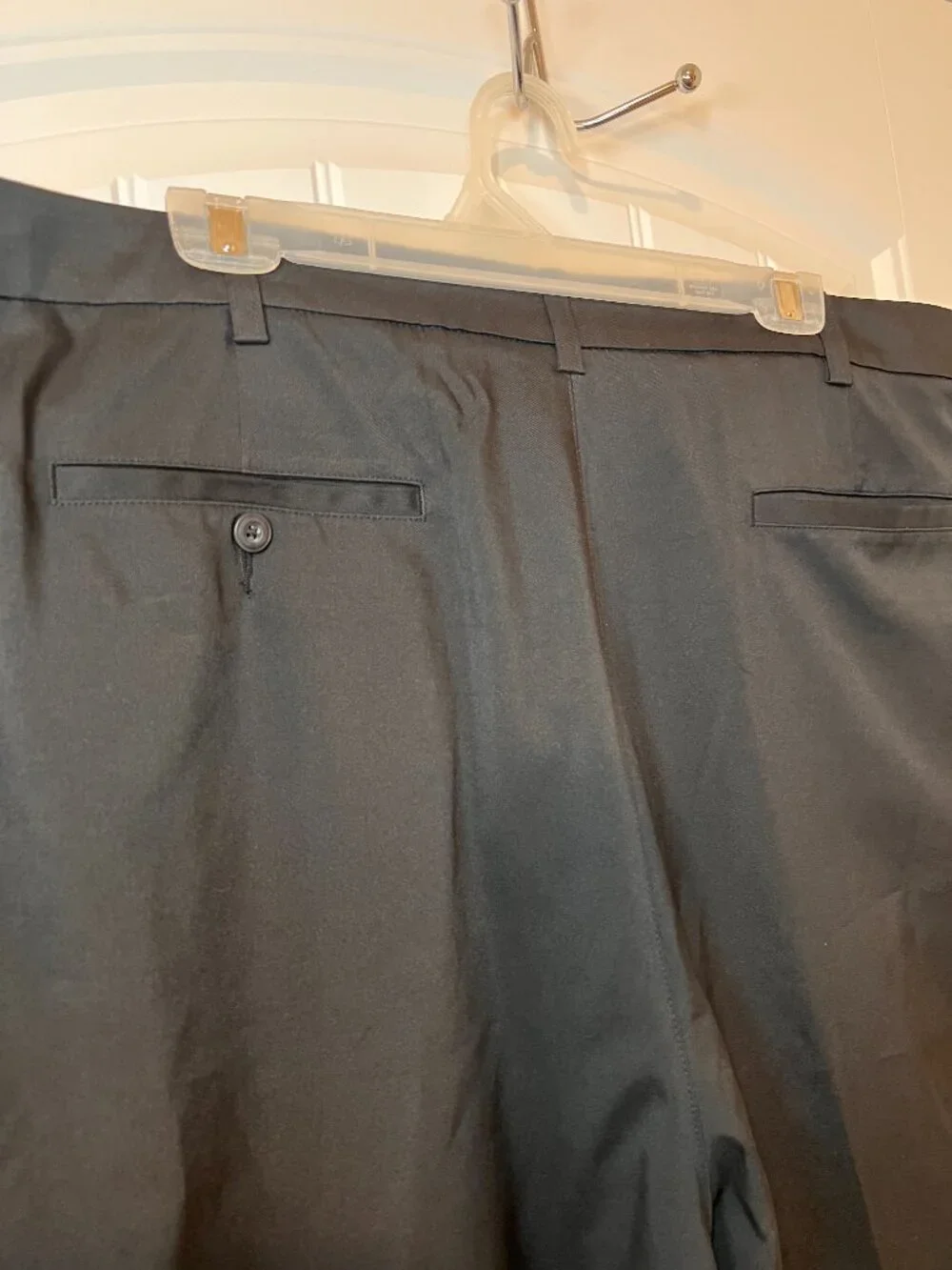 NWT Roundtree & Yorke Performance Golf Shorts Big Man Flat Front Black 46